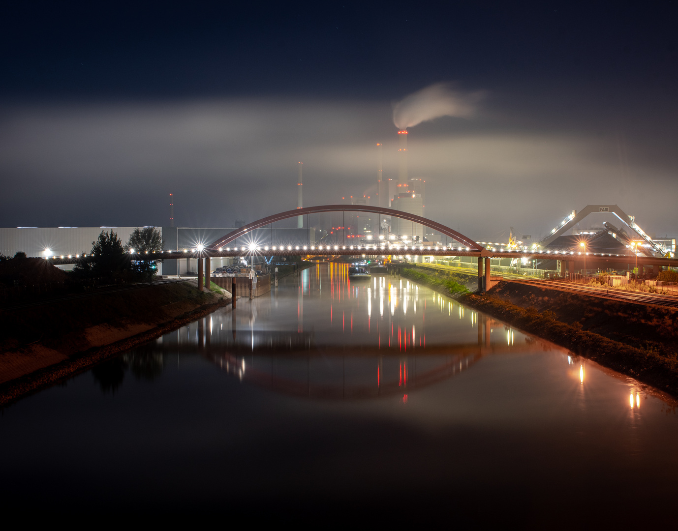 GKM Mannheim im Nebel