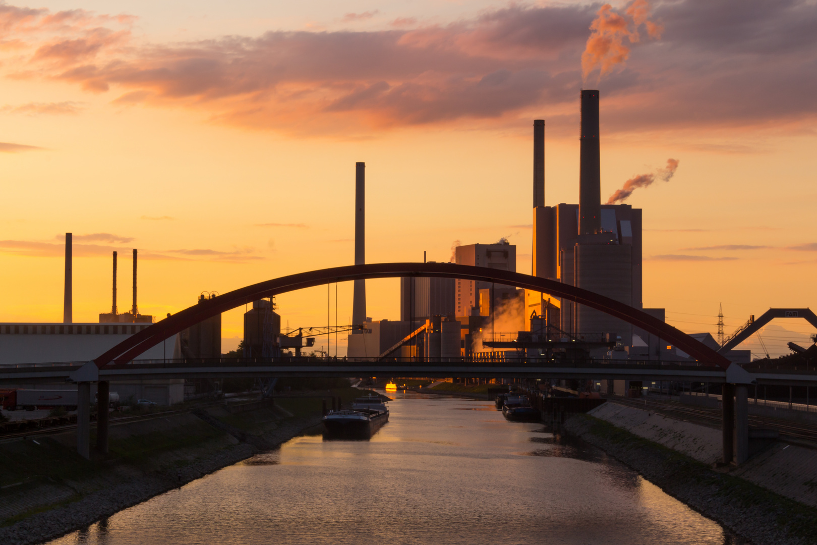 GKM Mannheim, Sonnenuntergang