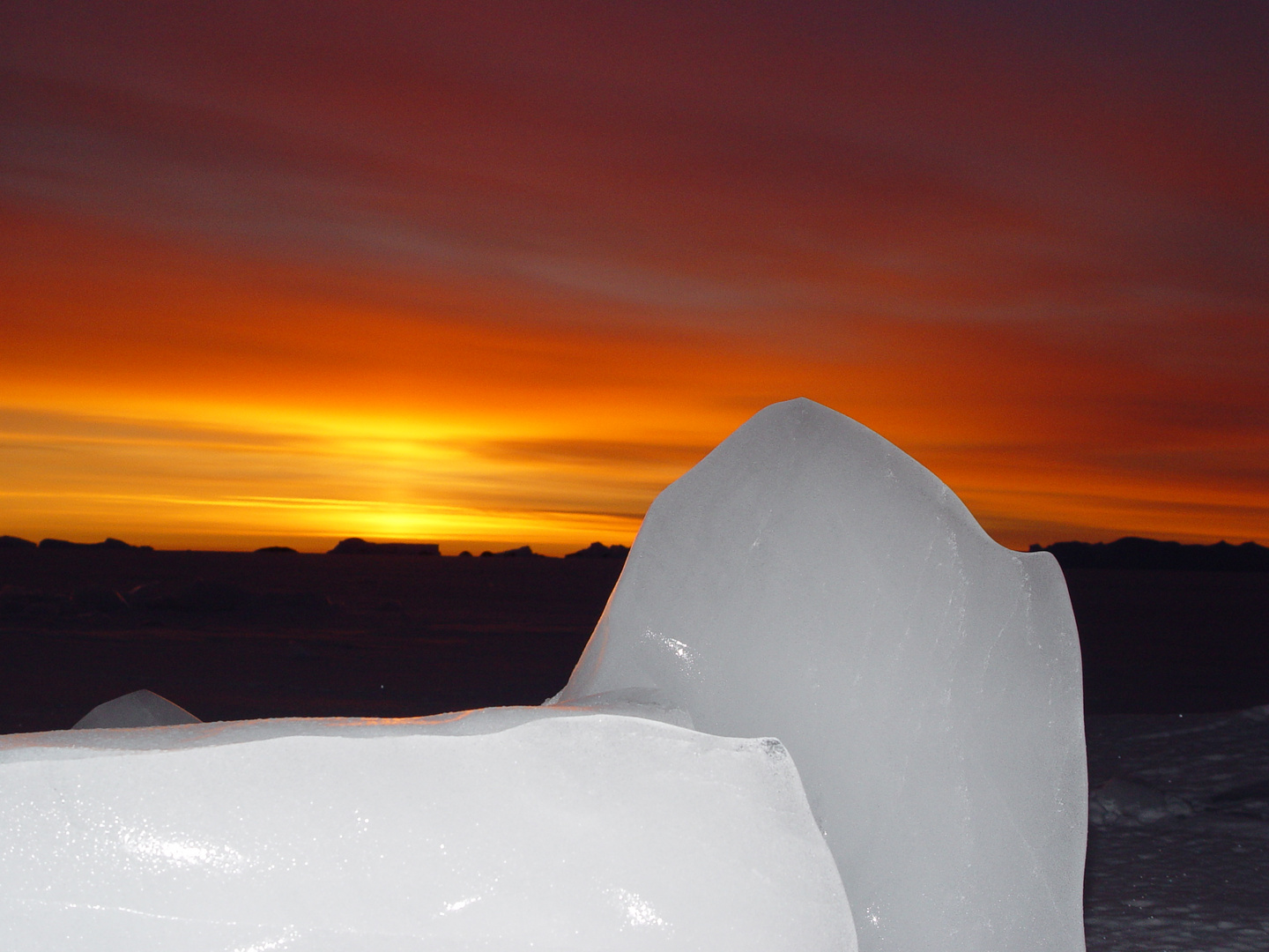 glace et crépuscule