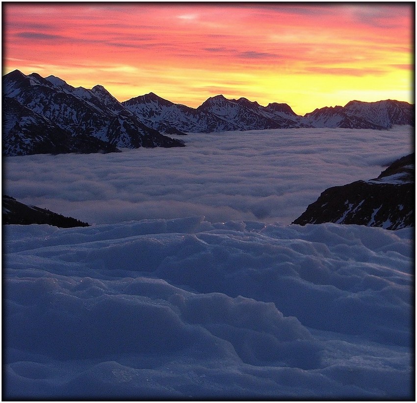 glace et nuages