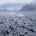 glacial ice on diamond beach