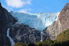 glaciar colgante parque nacional Queulat, región de Aysén chile