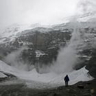 Glaciar in the clouds