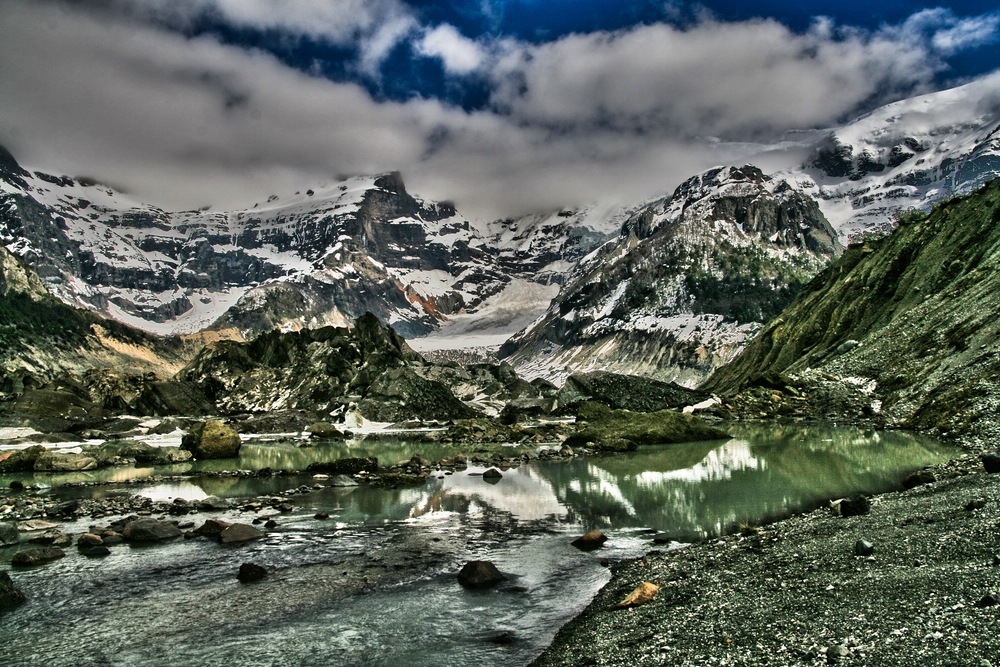 Glaciar Negro- Schwarzer Gletscher