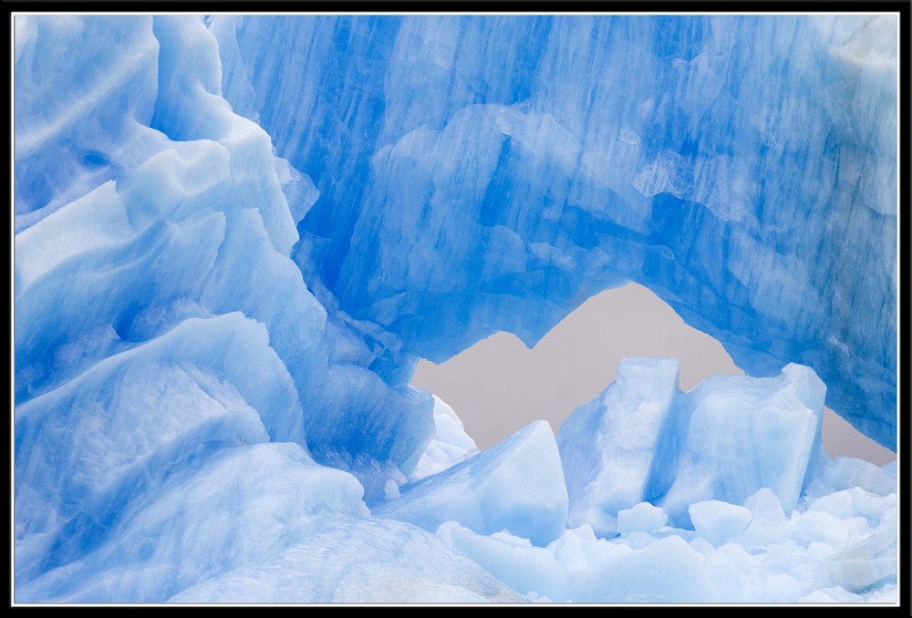 Glacier dans les Andes (Argentine)