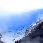 Glacier de Taconnaz en Hiver a cote des Bossons