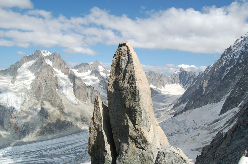 Glacier en été