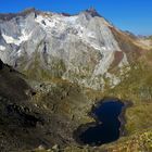 Glacier etpic du Vignemale depuis le col des gentianes ( Hautes Pyrénées)