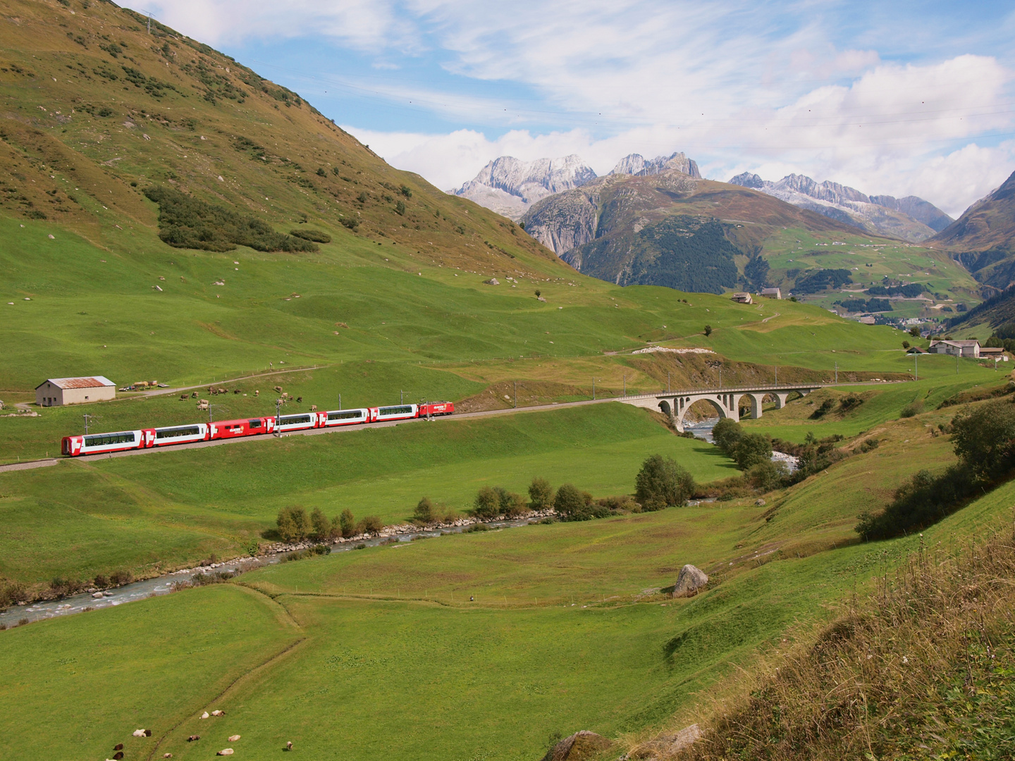 Glacier Express à Hospental