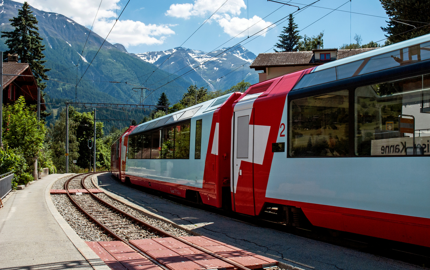 Glacier-Express Fiesch_24.06.2010 Foto & Bild | dampf-, diesel- und e