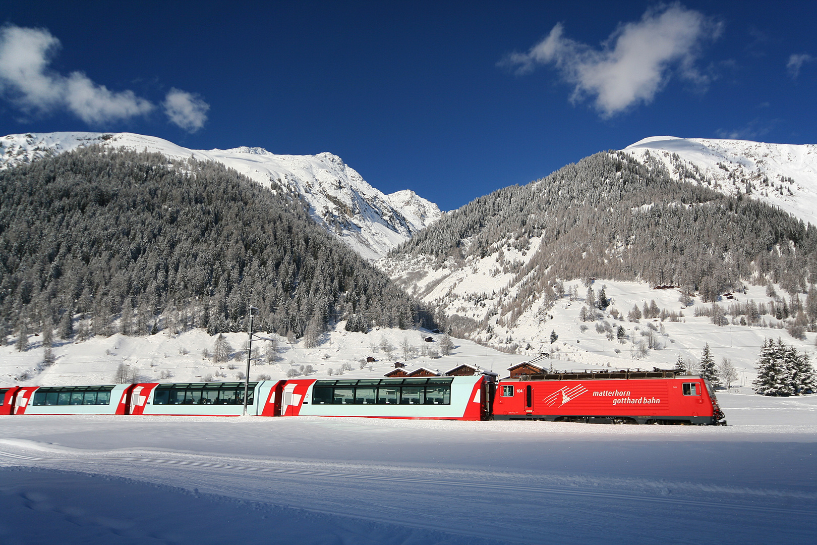 Glacier Express im Goms