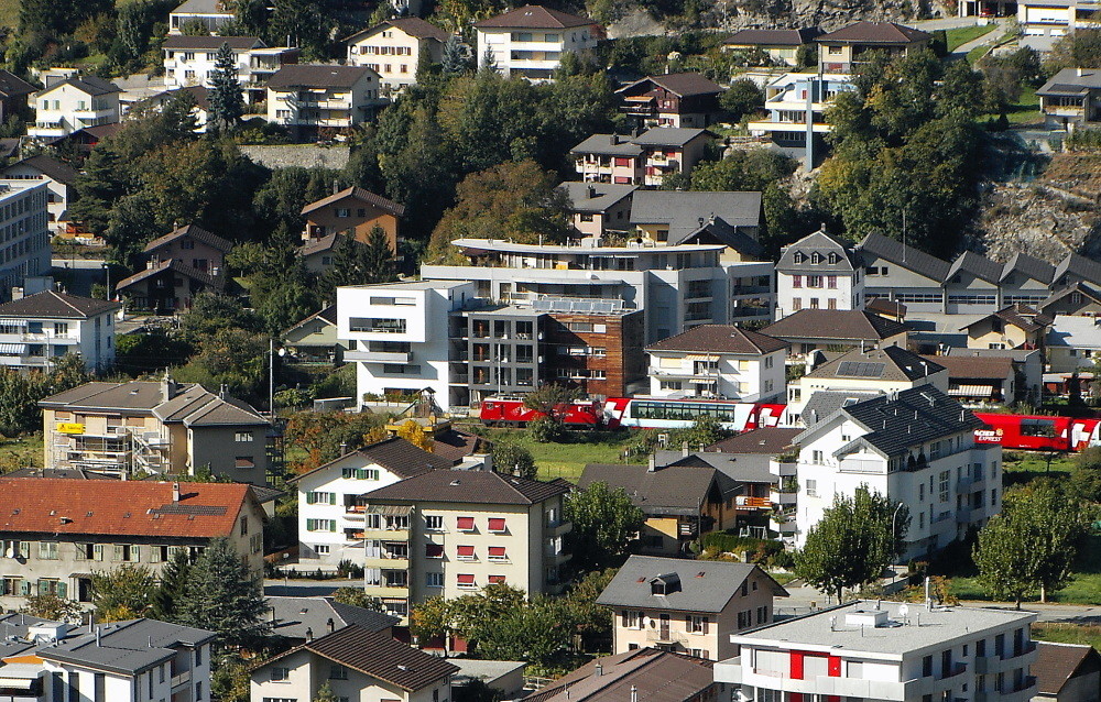 Glacier Express in Naters