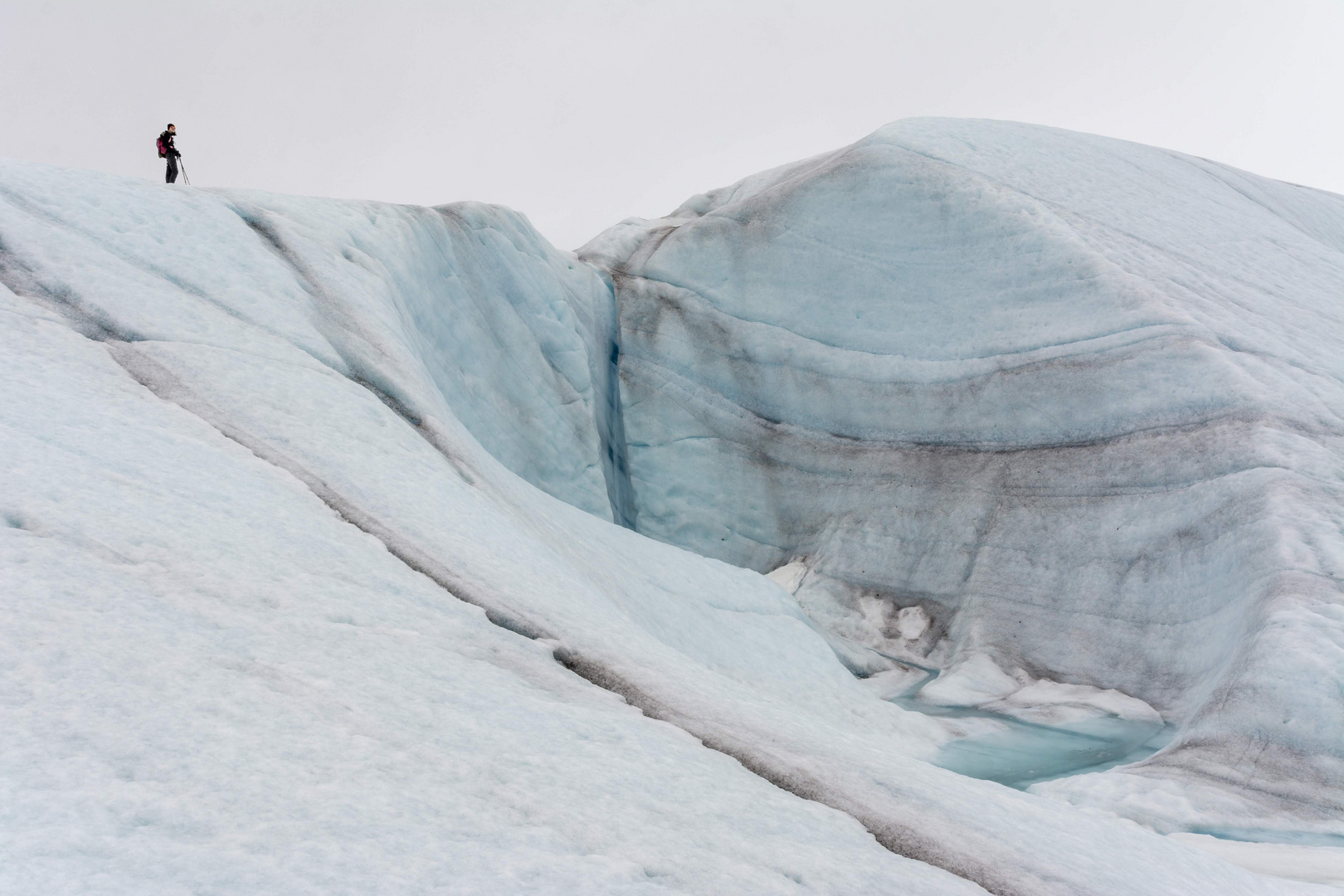 Glacier fall