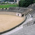 Gladiatoren haben leider / oder zum Glück gefehlt....Amphitheater Xanten