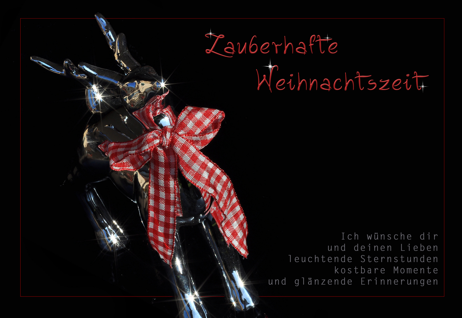 Glänzende Weihnachtszeit