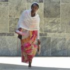 gläubige in Lalibela - Äthiopien
