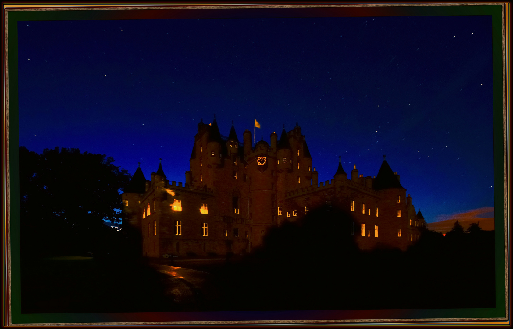 Glamis Castle in the Night