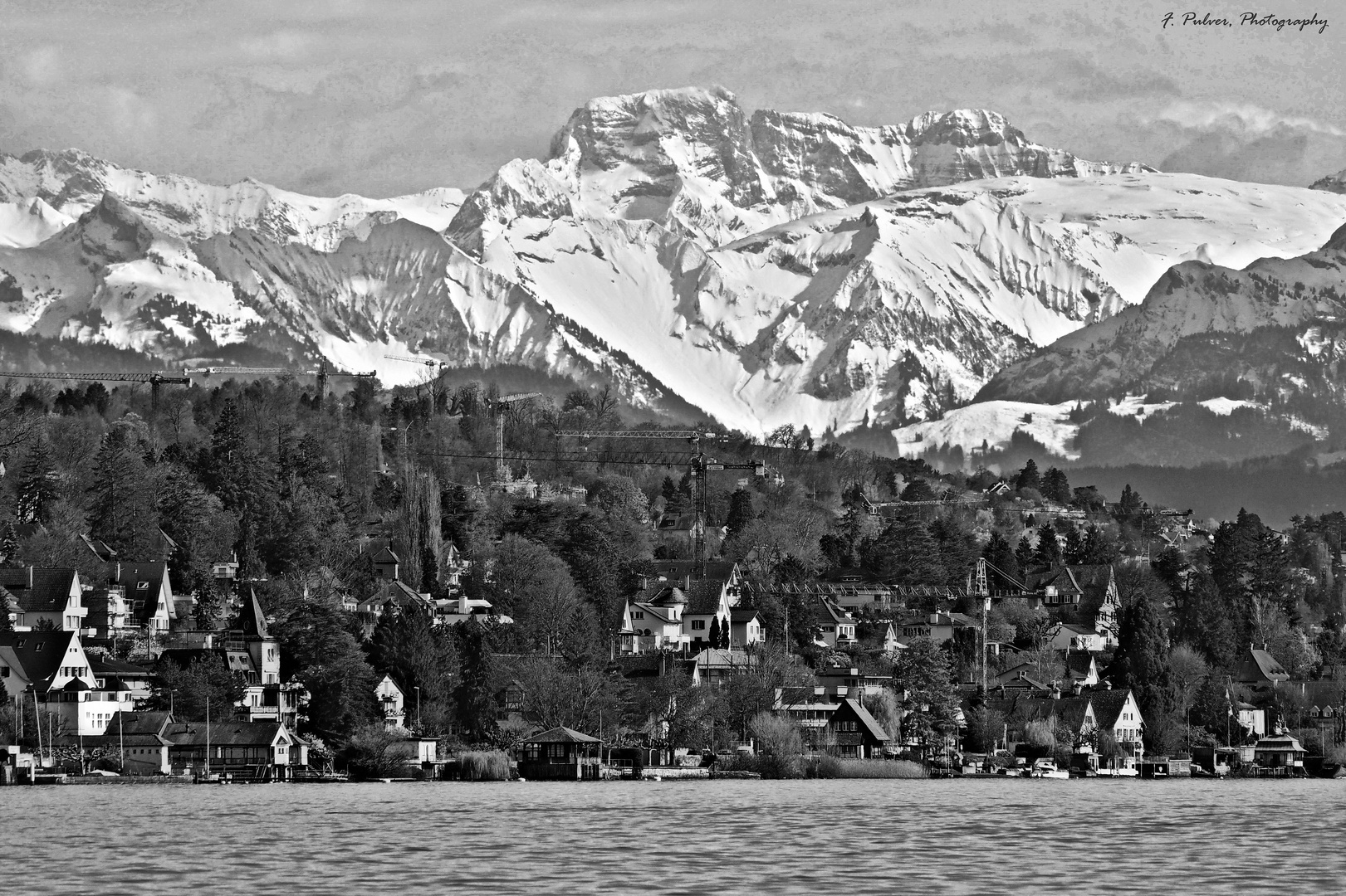 Glarner Alpen von Zürich aus gesehen!