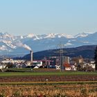 Glarneralpen von Zürich-Seebach gesehen 