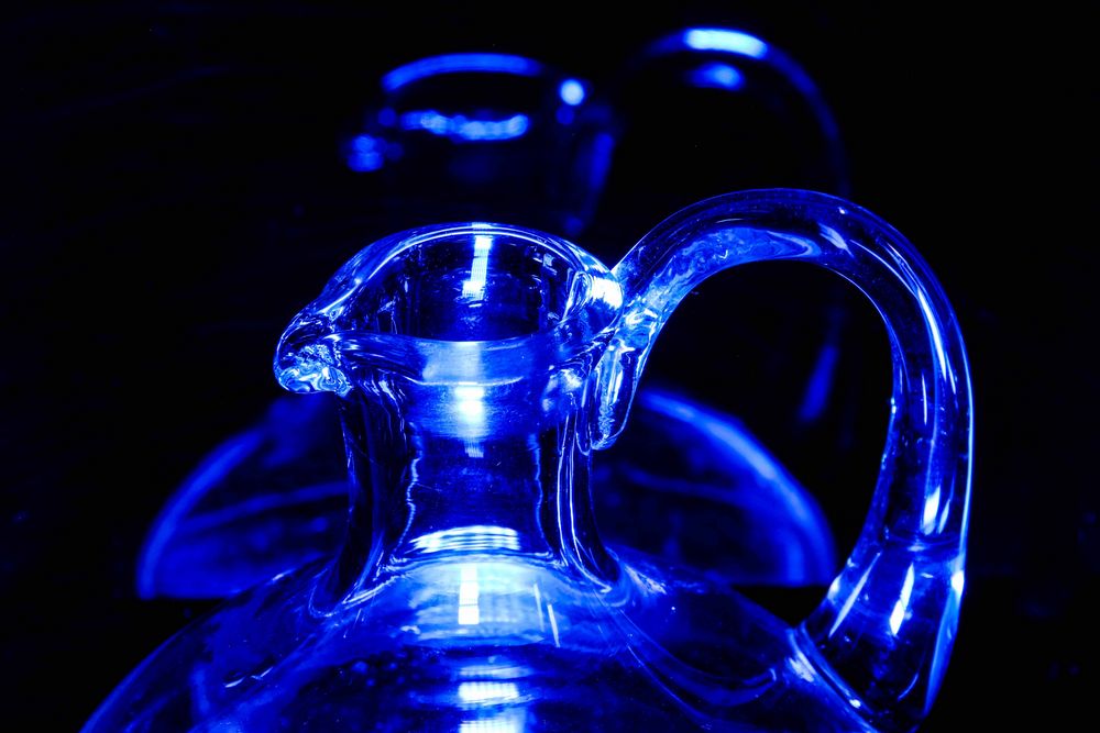 Glas, Licht und Blau