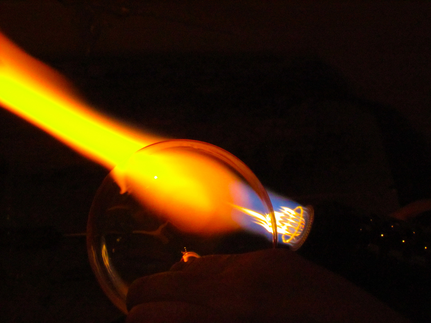 Glas trifft auf Feuer