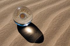 Glas und Sand