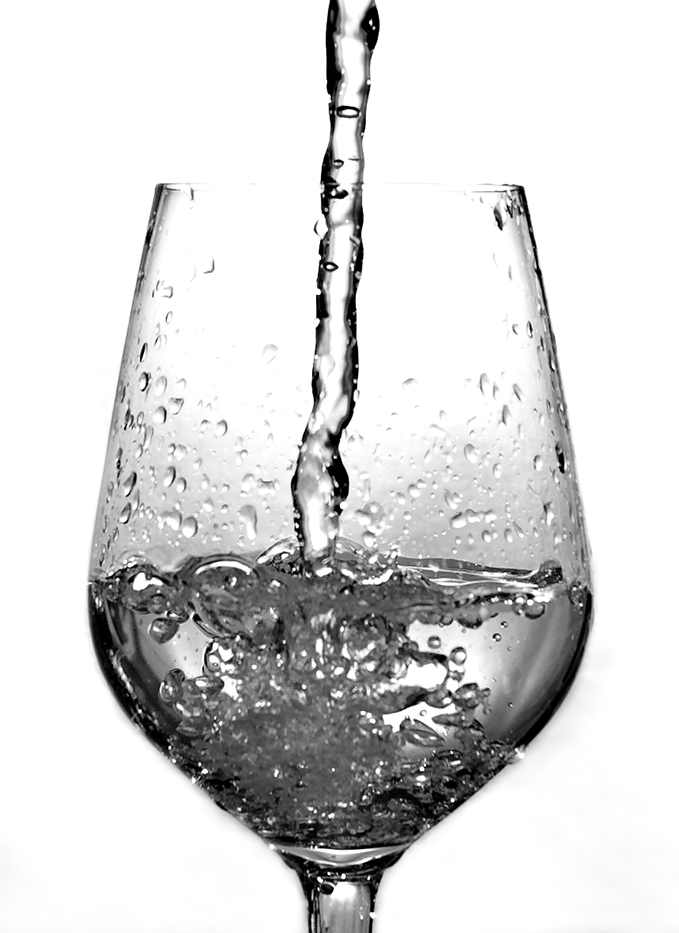 Glas Wasser