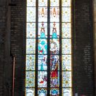 Glasbild in der Anklamer Nicolaikirche