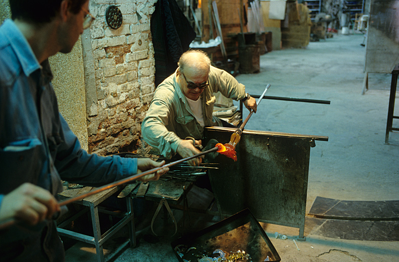 Glasbläser in Venedig 8