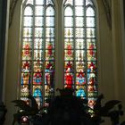 Glasfenster in der Marienkirche Rostock