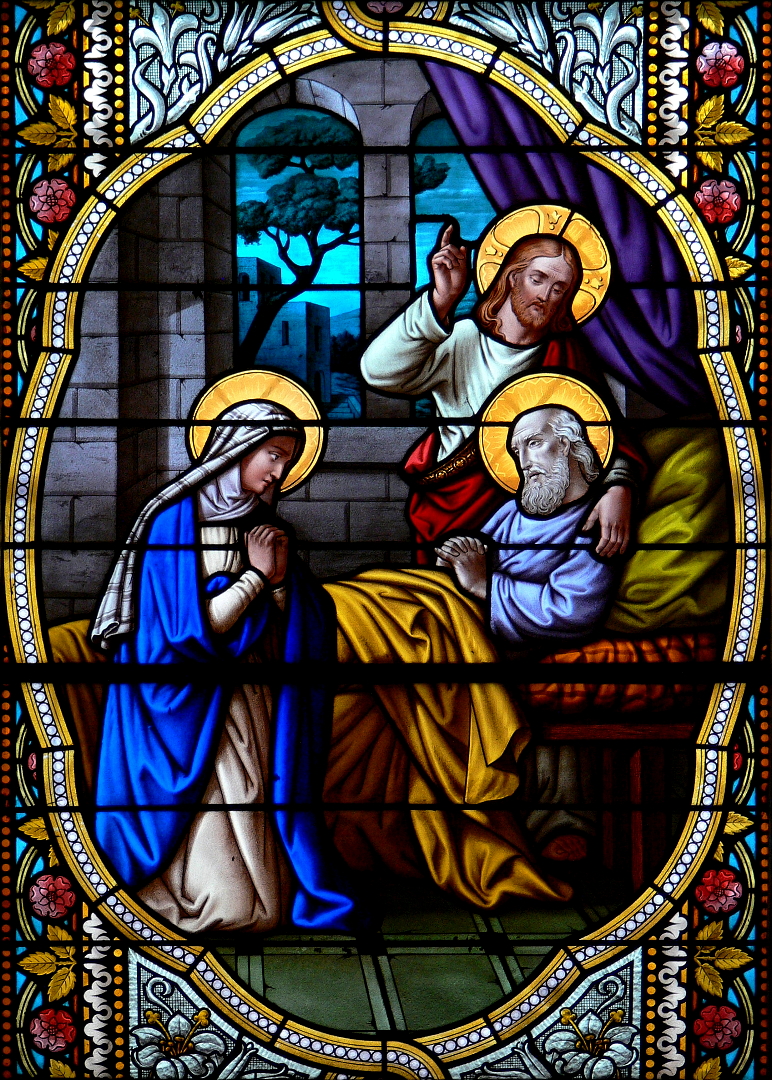 Glasfenster 'Joseph's Tod'