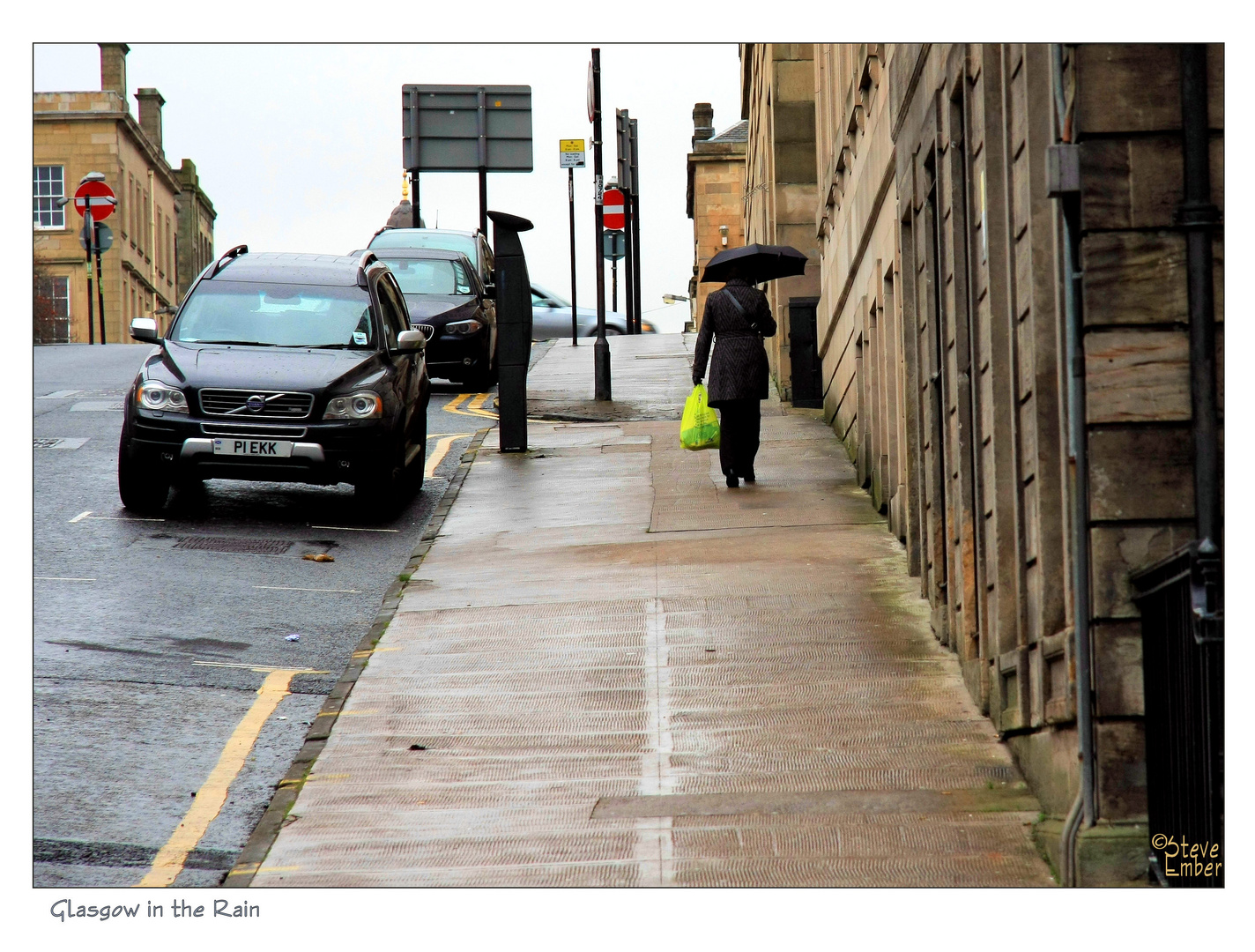 Glasgow in the Rain