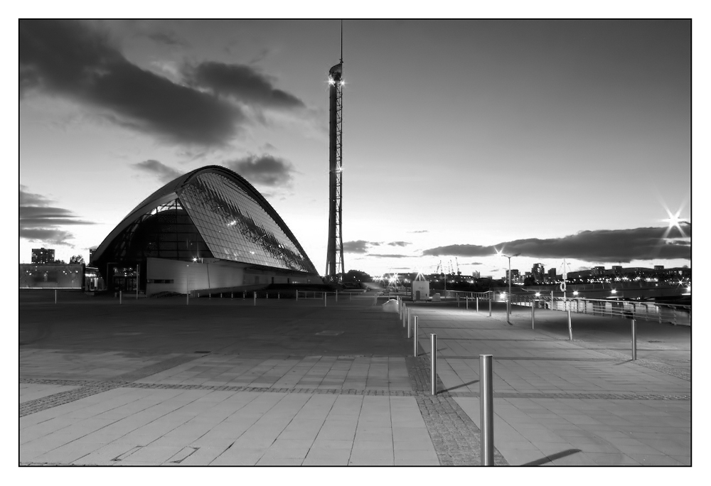 Glasgow Science Centre at Night