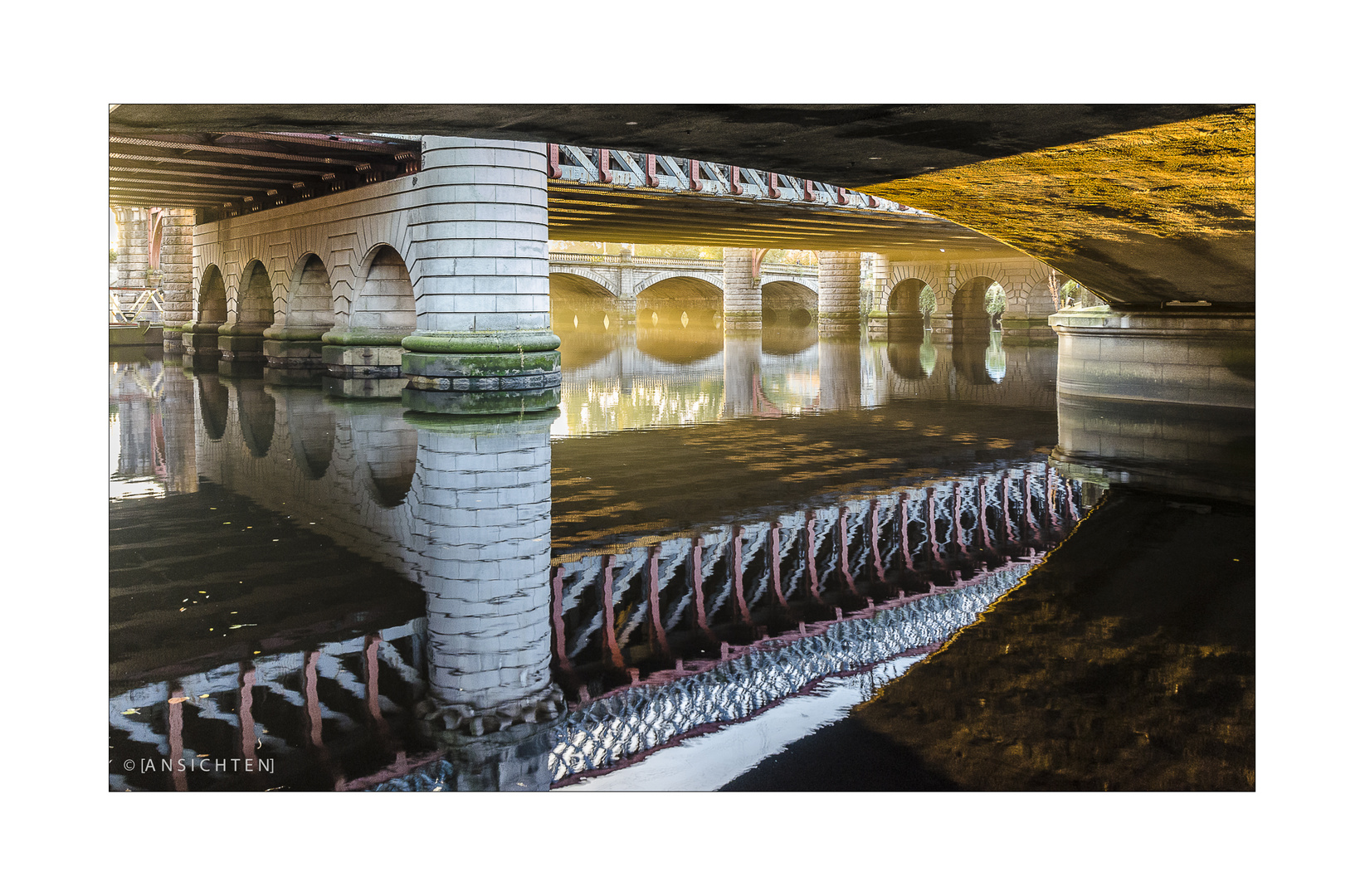  glasgow sunrise under the bridge foto bild schottland sonne