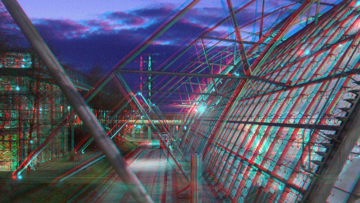 Glashalle (3D-Foto)