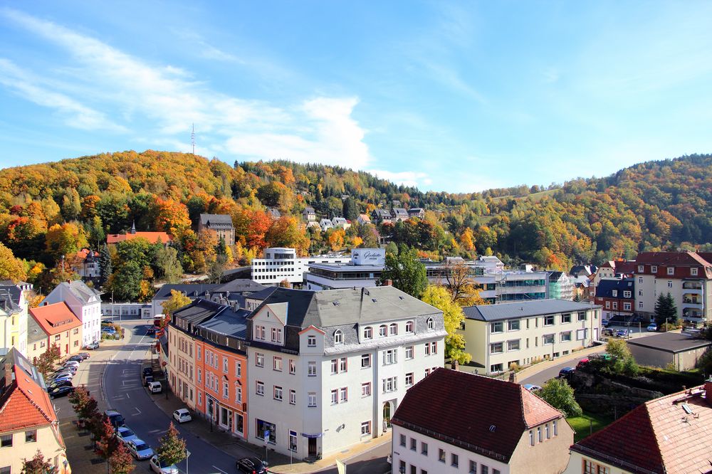 Glashütte Unterstadt im Herbst 2012