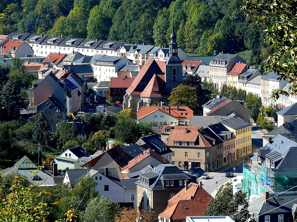 Glashütte/Sa. im Sommer 2007