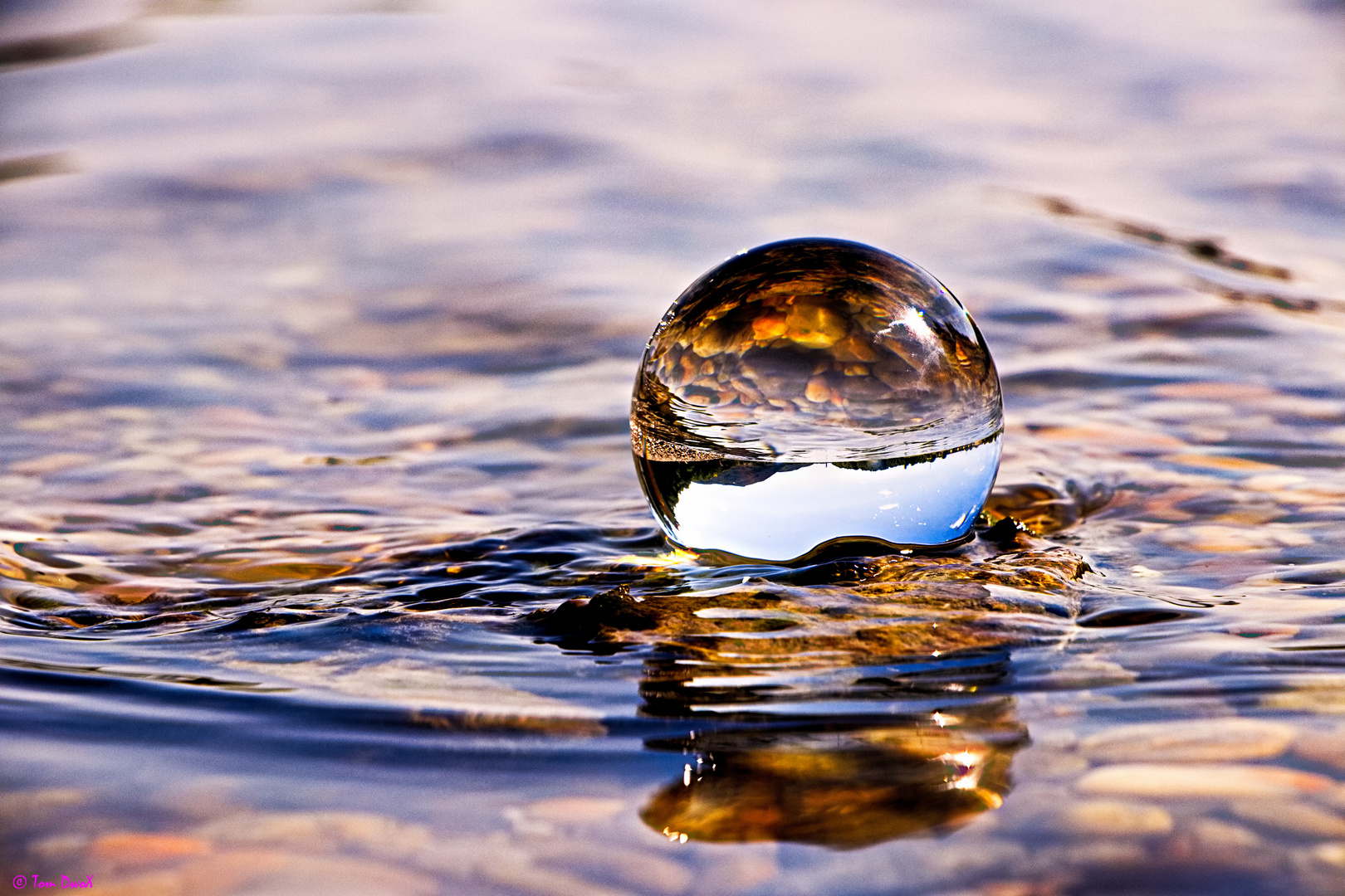 Glaskugel Foto &amp; Bild | landschaft, bach, fluss &amp; see, die elemente