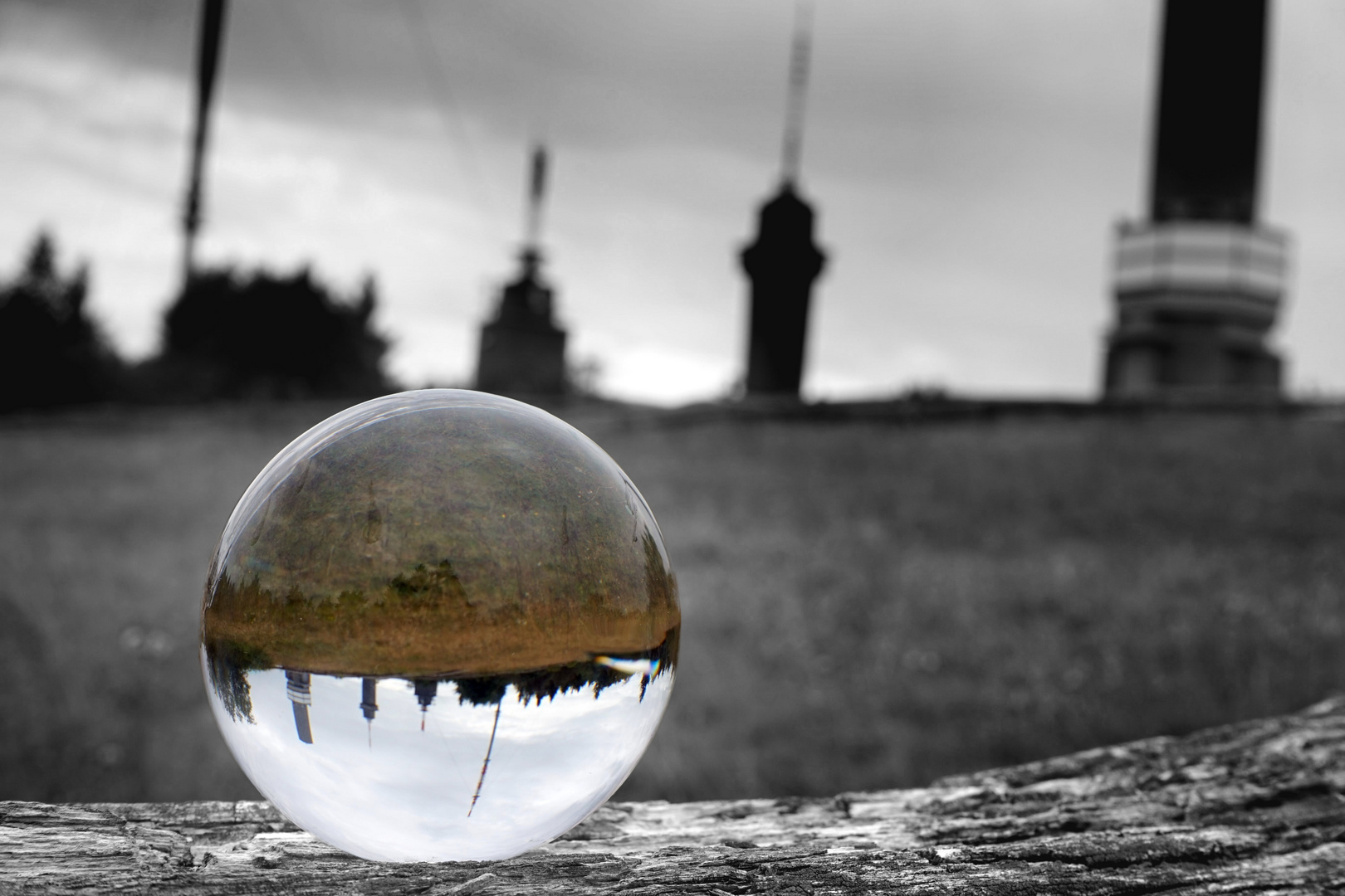 Glaskugel auf dem Feldberg