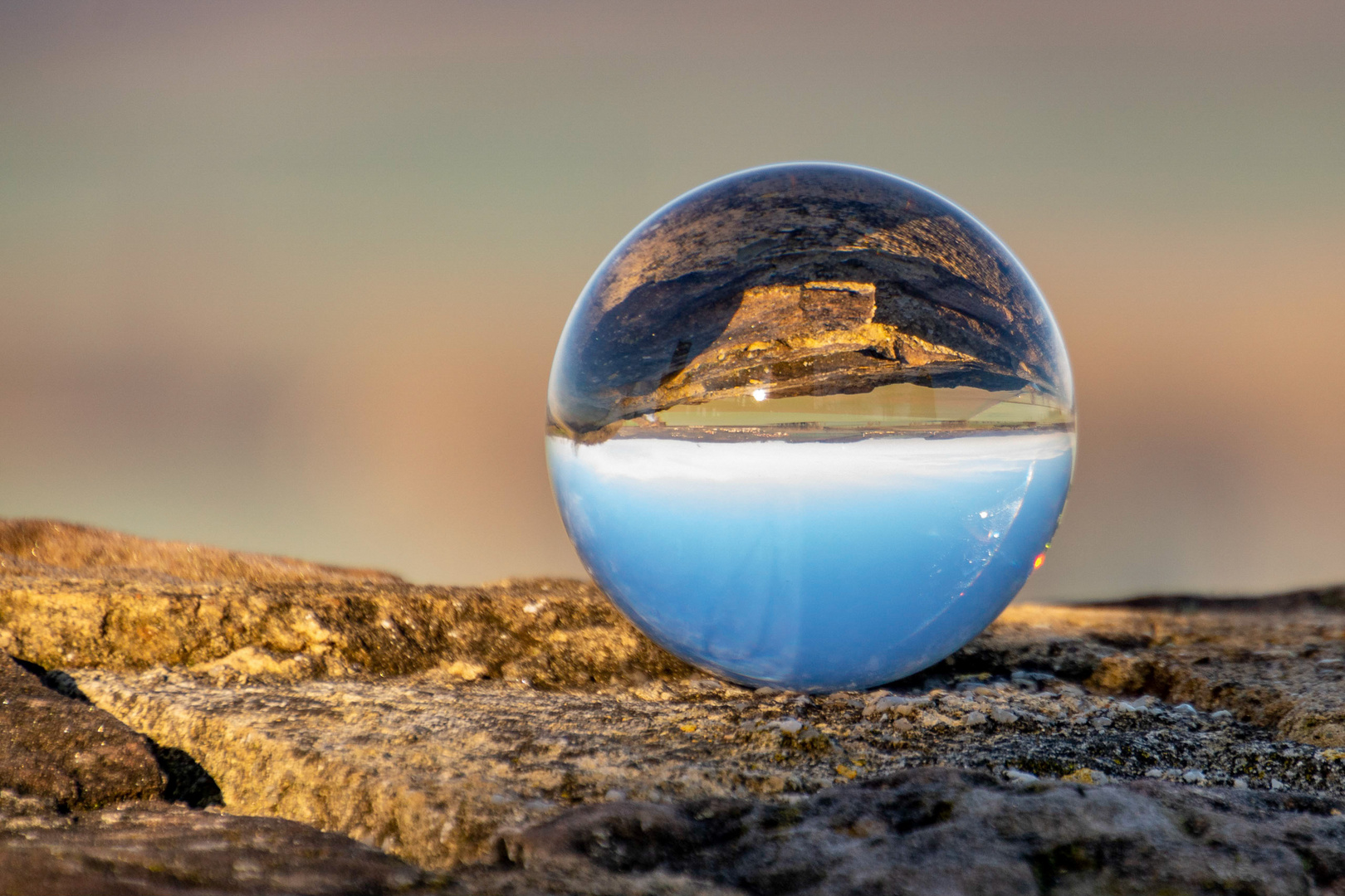 Glaskugel I Foto &amp; Bild | himmel, natur, spiegelung Bilder auf