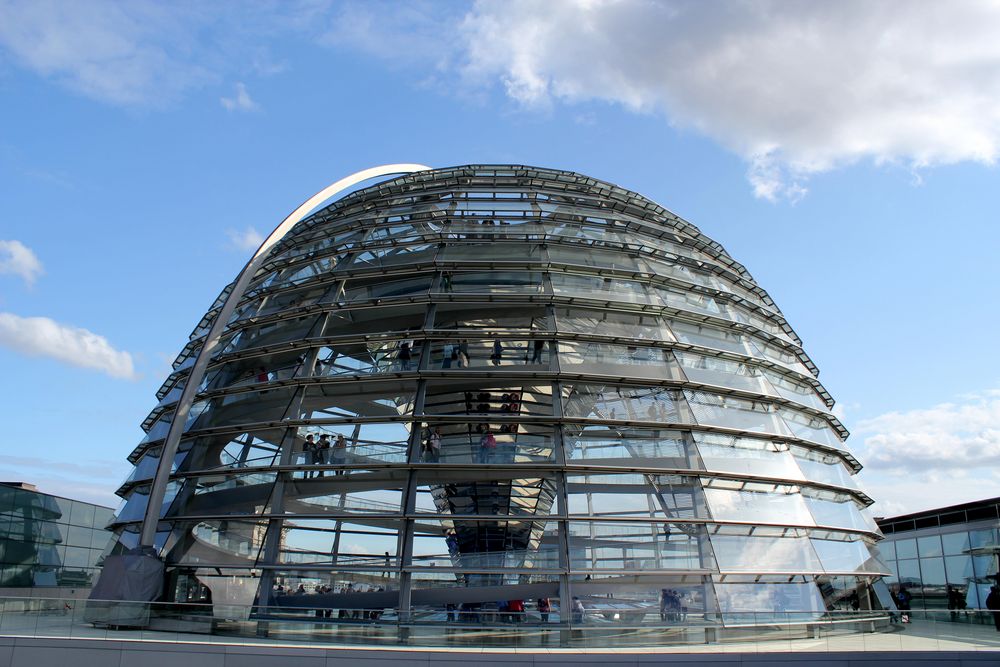 Glaskuppel auf dem Reichstag