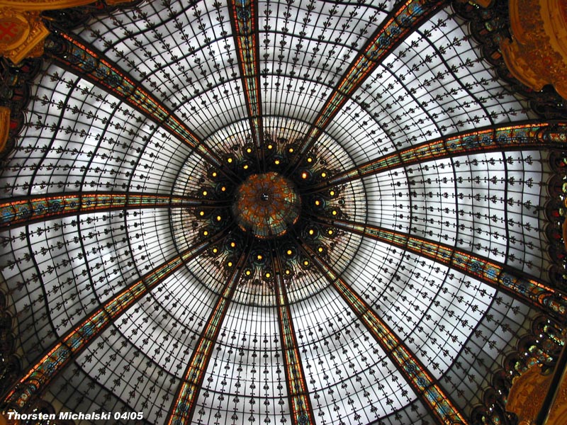 Glaskuppel der Galerie Lafayette, Paris