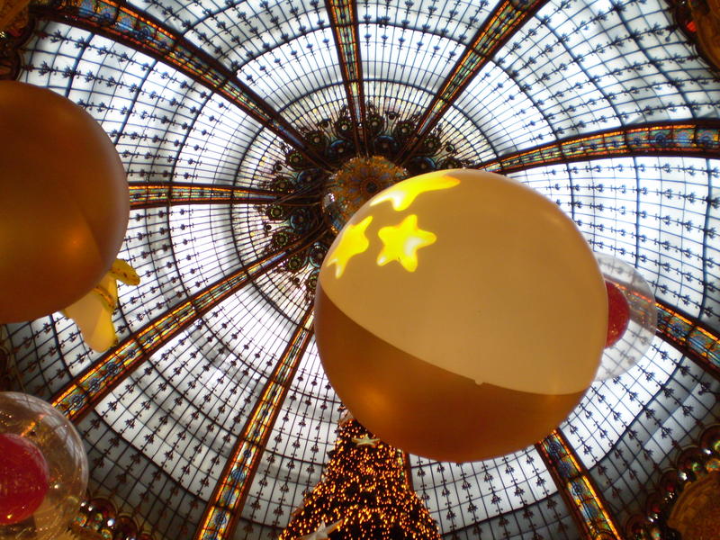 Glaskuppel der Galeries Lafayette