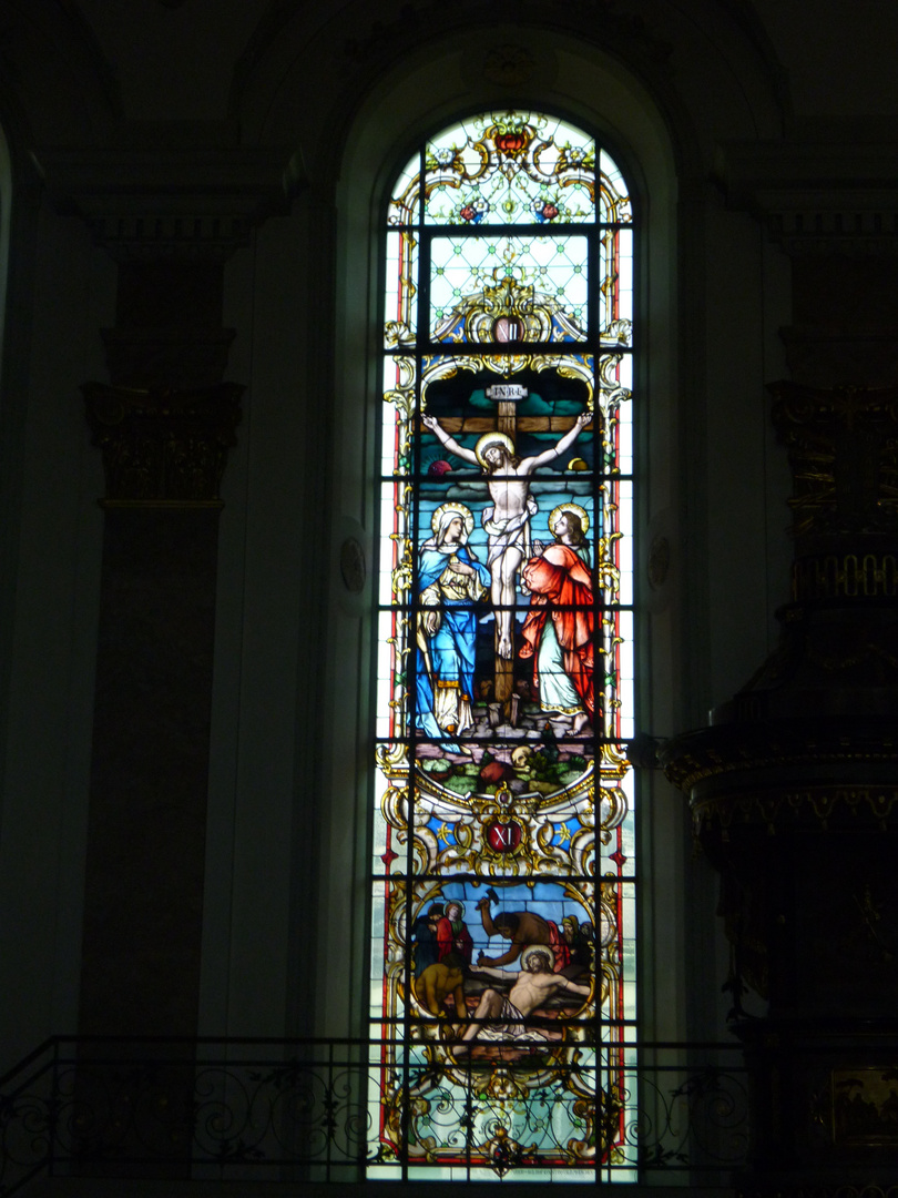 Glasmalerei in der Kirche von Appenzell