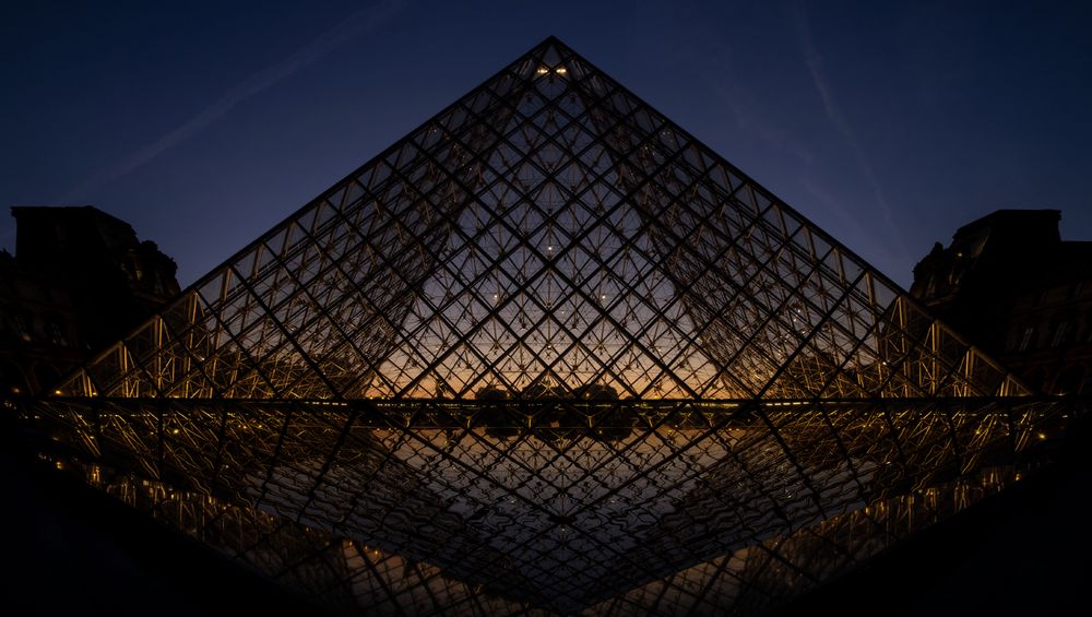 Glaspyramide Des Louvre Foto Bild Architektur Europe France