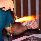 Glass Blowing Up Close