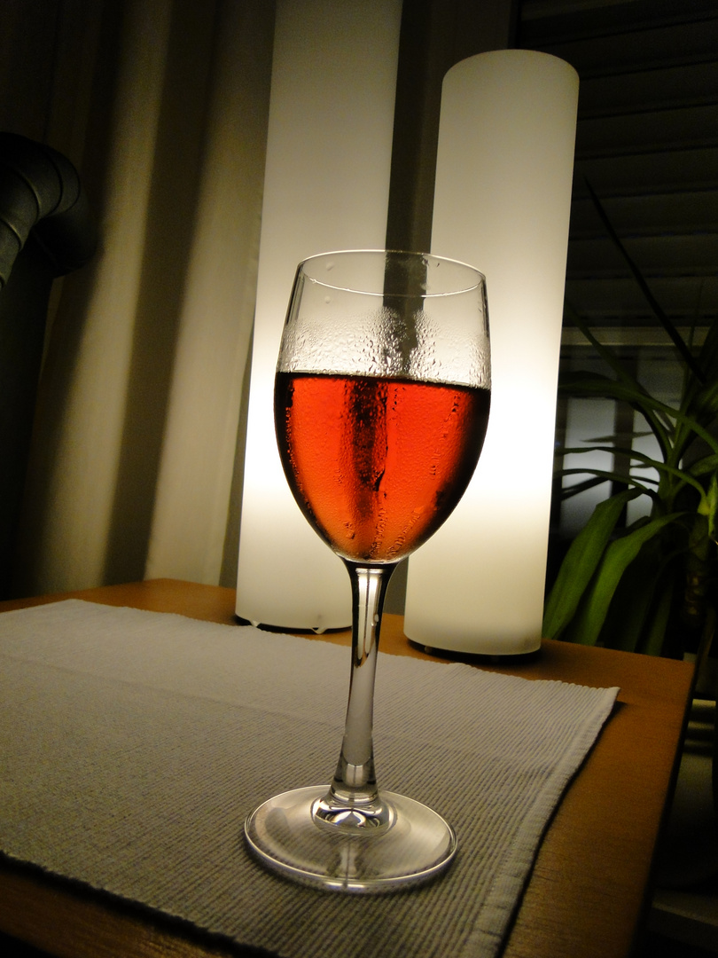 glass of wine