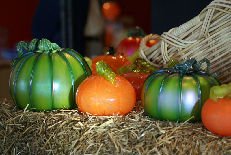 Glass pumpkin