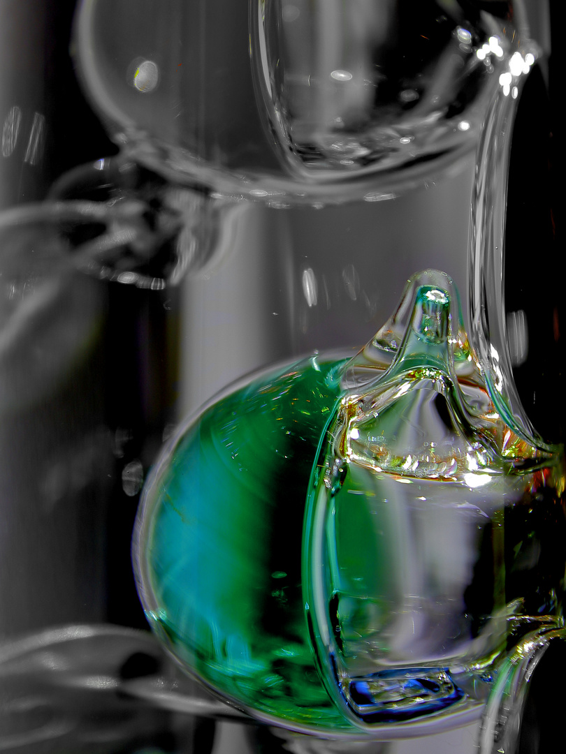 Glass, Water and colours