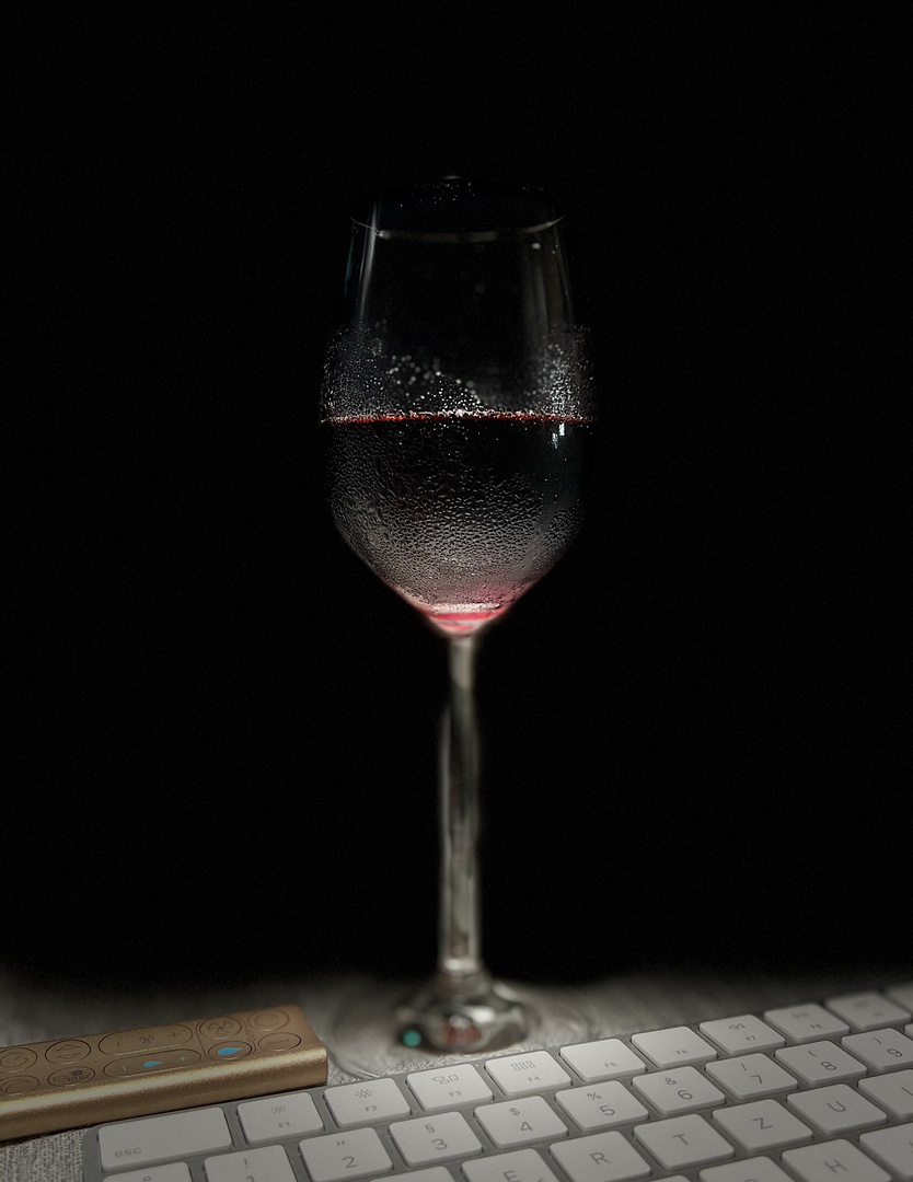 Glass Wein ,für heute Abend …